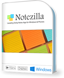 Notezilla sticky notes app for Windows