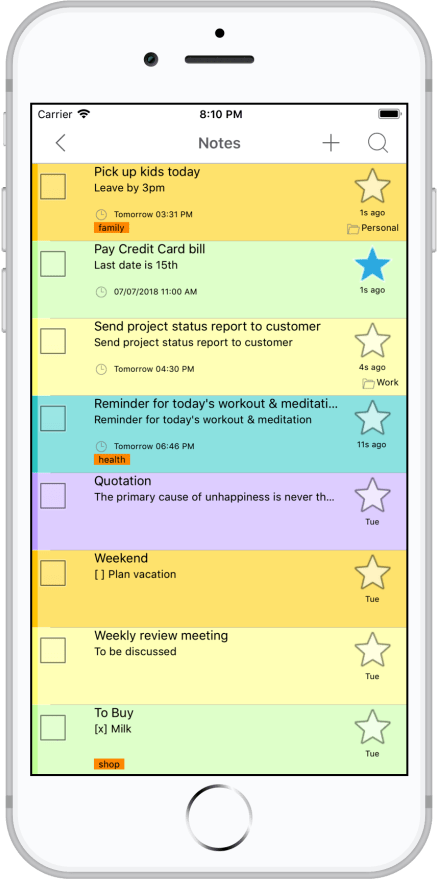 iNotes - Sync Notes With iOS::Appstore for Android