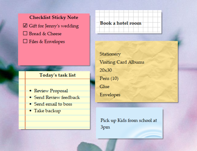 sticky notepad download