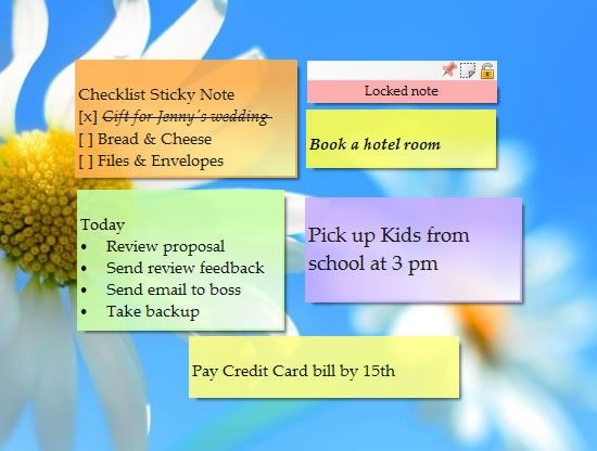 sticky notes for pc