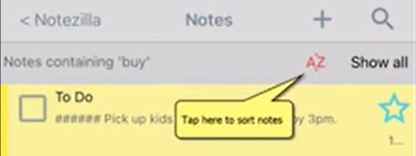 How Can We Sort Sticky Notes In Notezilla For Android And Iphone Conceptworld Support 4842